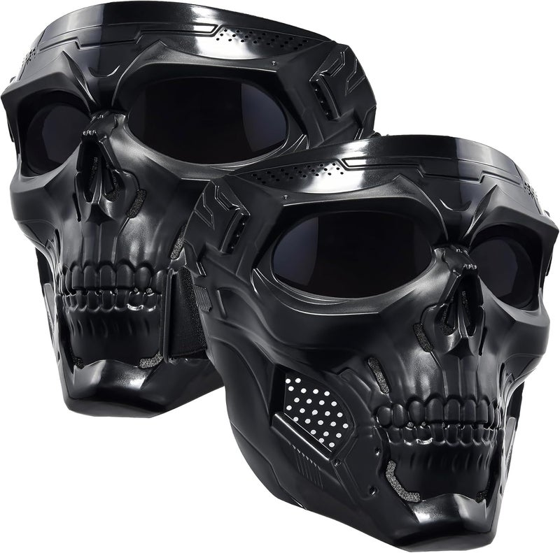 PLOOTA Motorcycle Face Mask Full Face,Dirt Bike Goggles Motocross, ATV, Offroad, Riding Racing Goggles for Men Women - Image 1